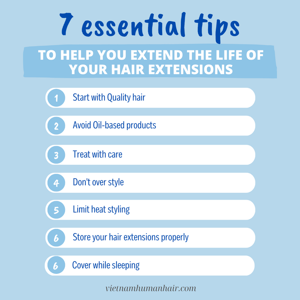 Extend the life of your hair extensions: 7 essential care tips