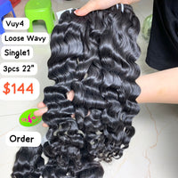 3pcs 22" Loose Curly