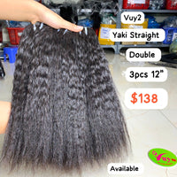 3pcs 12" Yaki Straight