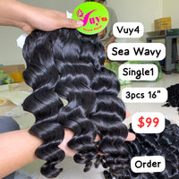 3pcs 26" Sea Wavy