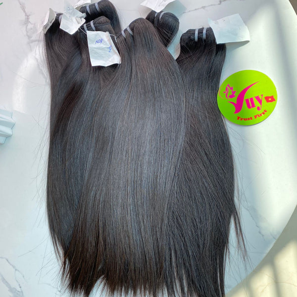 5pcs 14" Straight, Donor 80, Single Donor hair(only October)