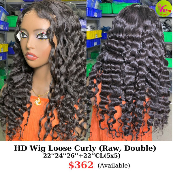 5x5 HD lace closure wig made from 22"24"26" bundles and 22" closure raw hair