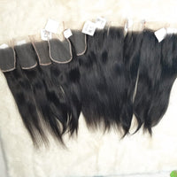 4x4 HD lace closure straight hair