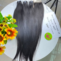 3pcs 26" +24" Closure 4x4 Donor Straight 1B